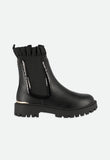 Chelsea Ruffle Boots Black