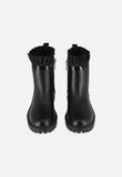 Chelsea Ruffle Boots Black