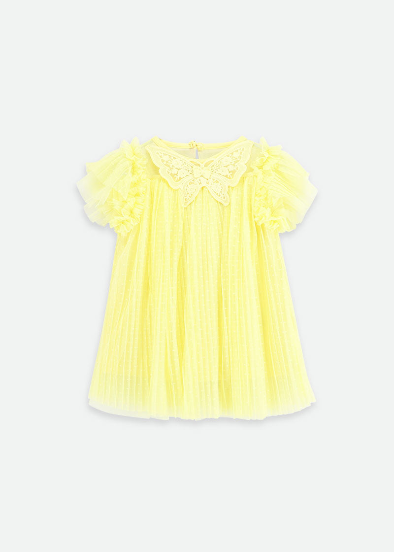 Cho Baby Tulle Butterfly Dress Sherbert