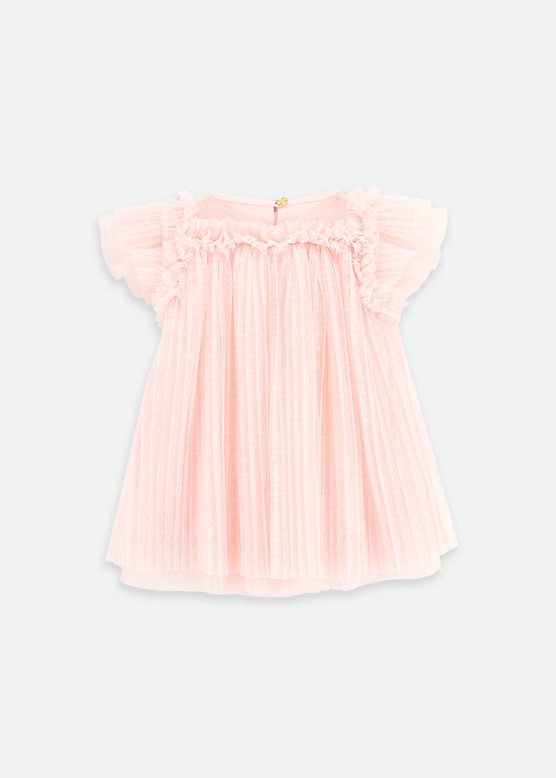 Cho Baby Tulle Butterfly Dress Pale Pink