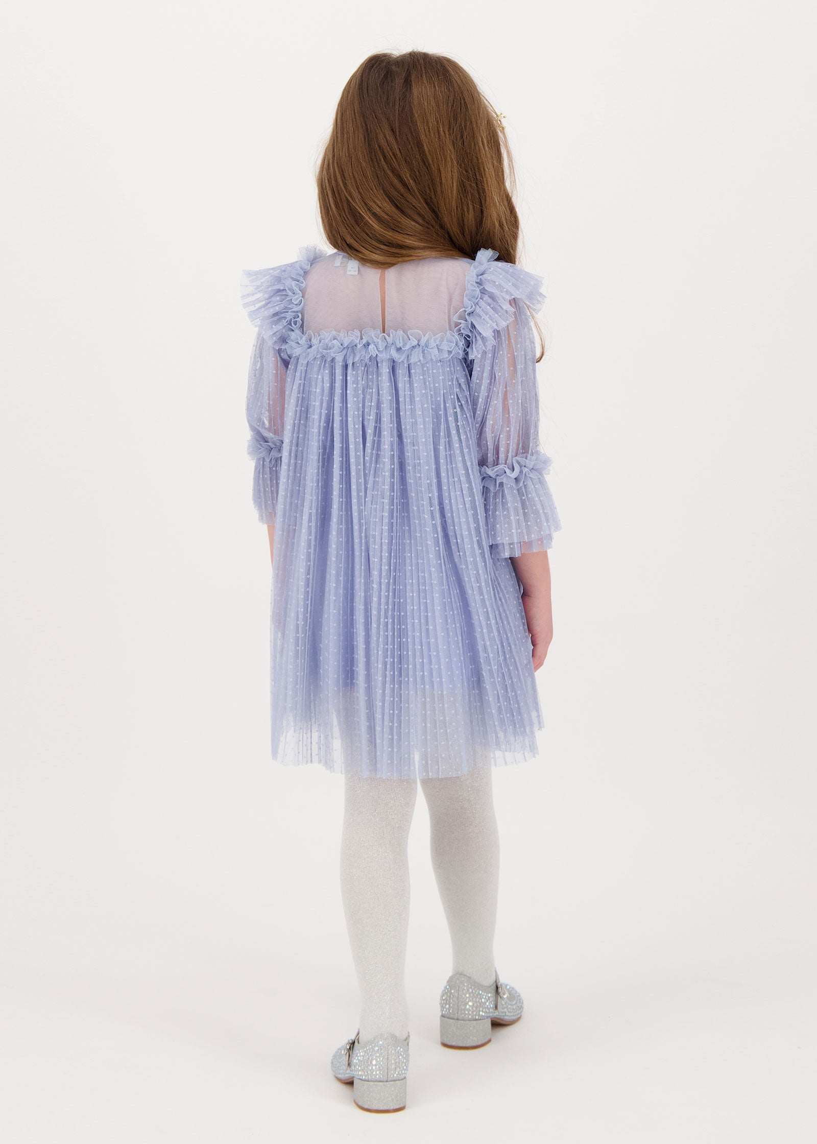 Chrissie Butterfly Dress Lavender Blue