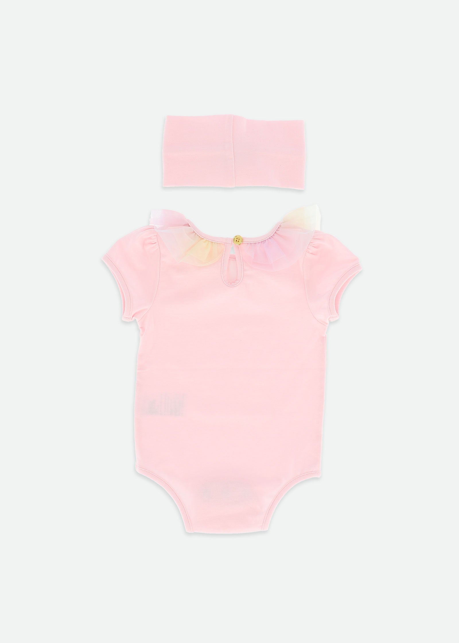 Clementine Rainbow Baby Set Pale Pink