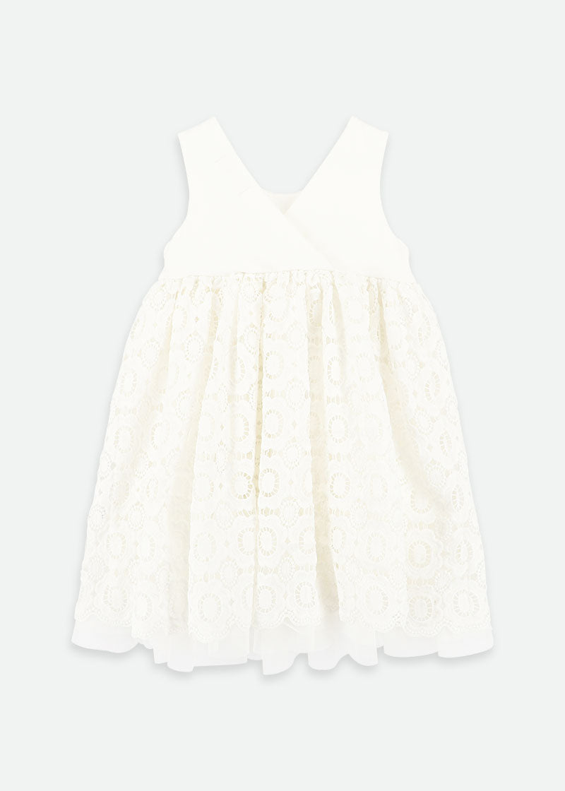 Corella Lace Dress Snowdrop