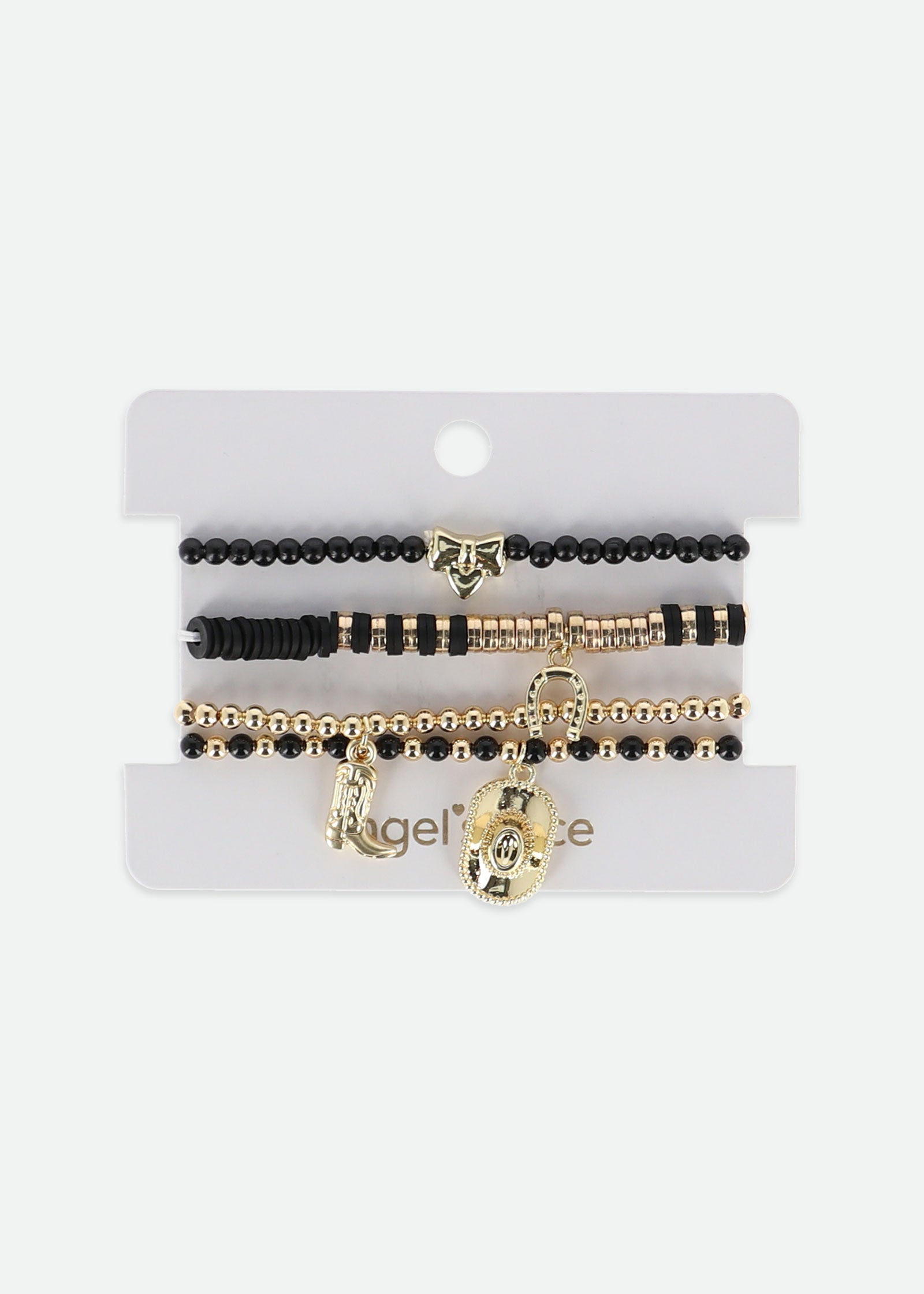 Cowgirl Bracelet Set Black