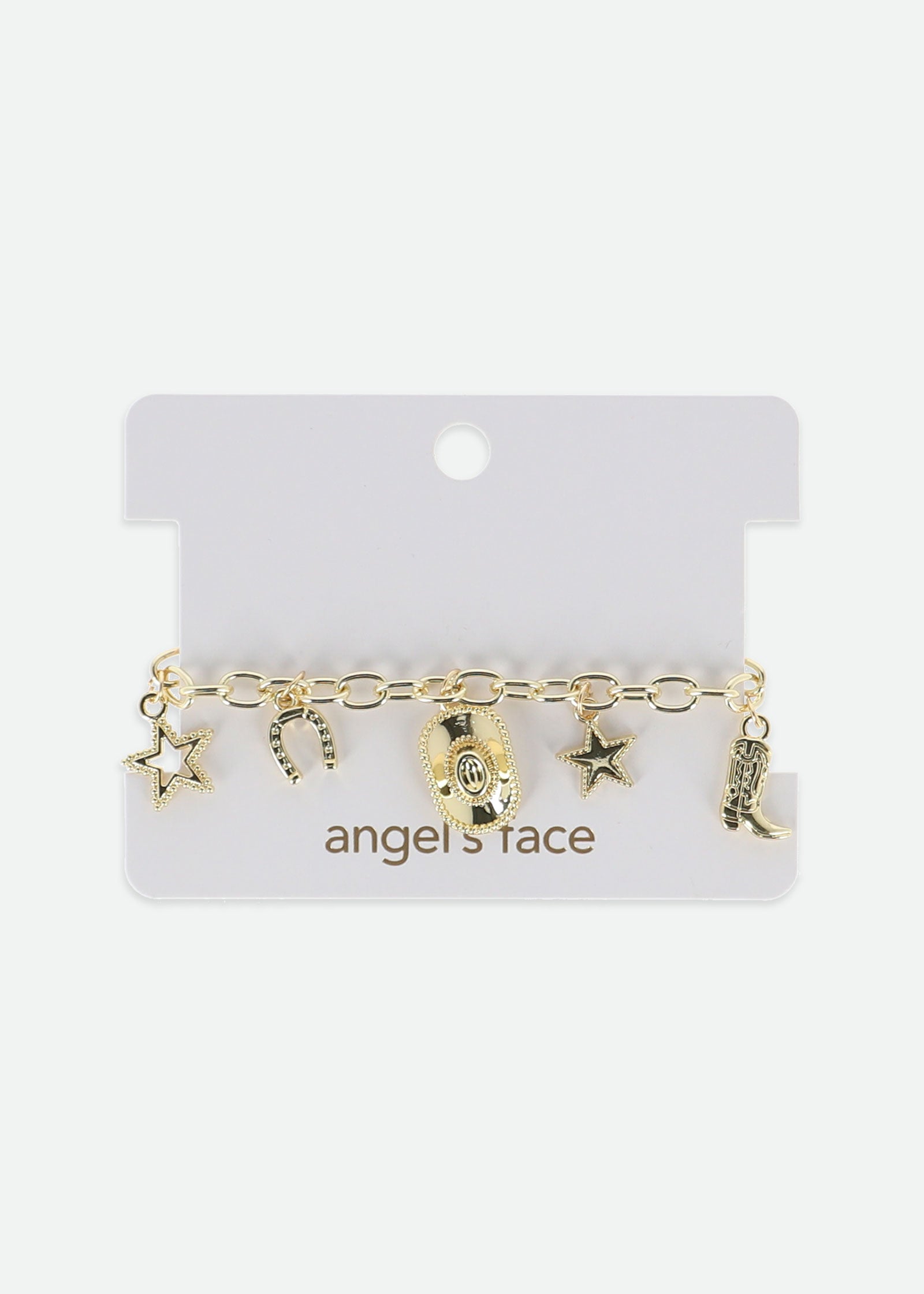 Cowgirl Charm Bracelet Gold