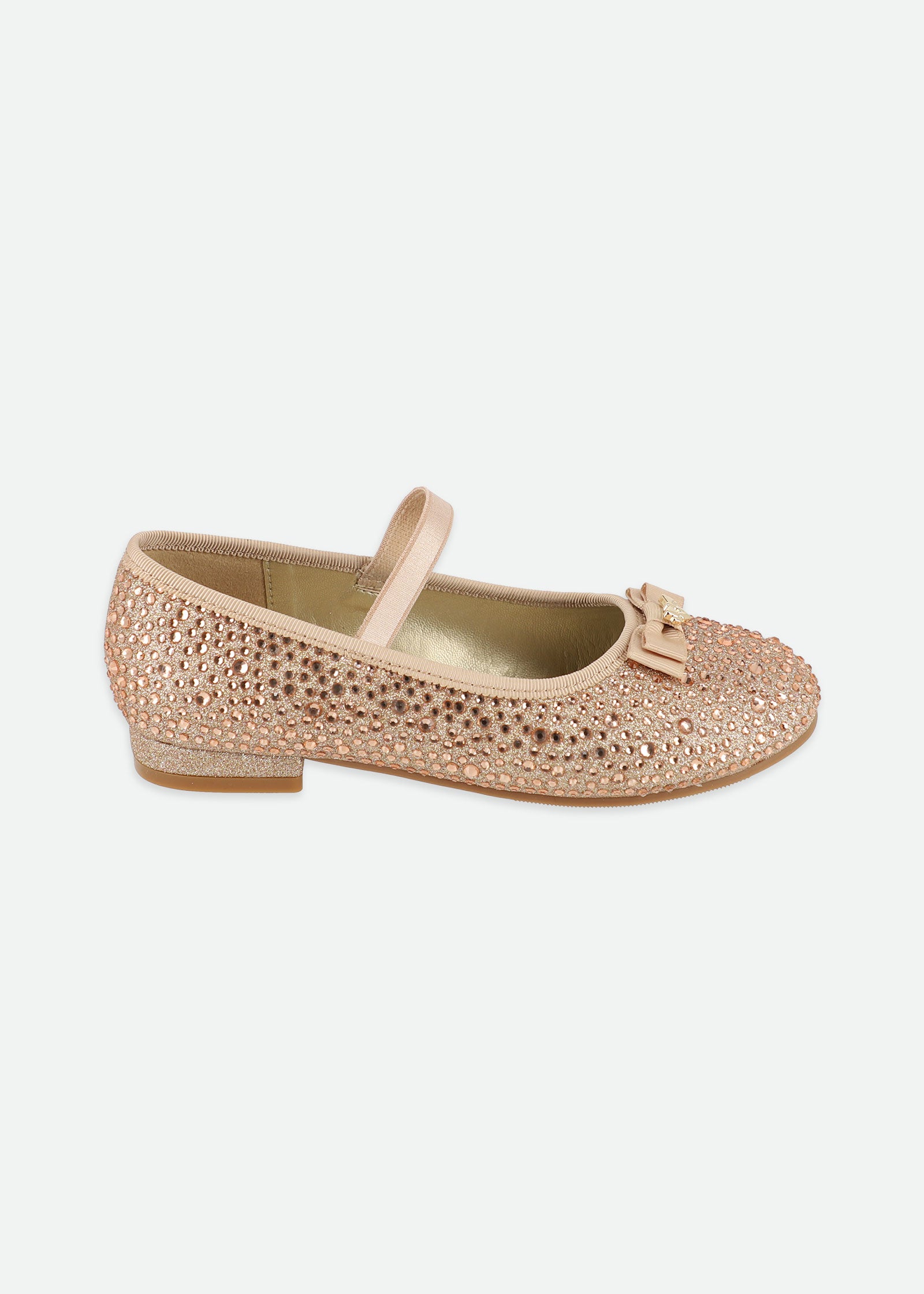 Dahlia Crystal Pump Gold
