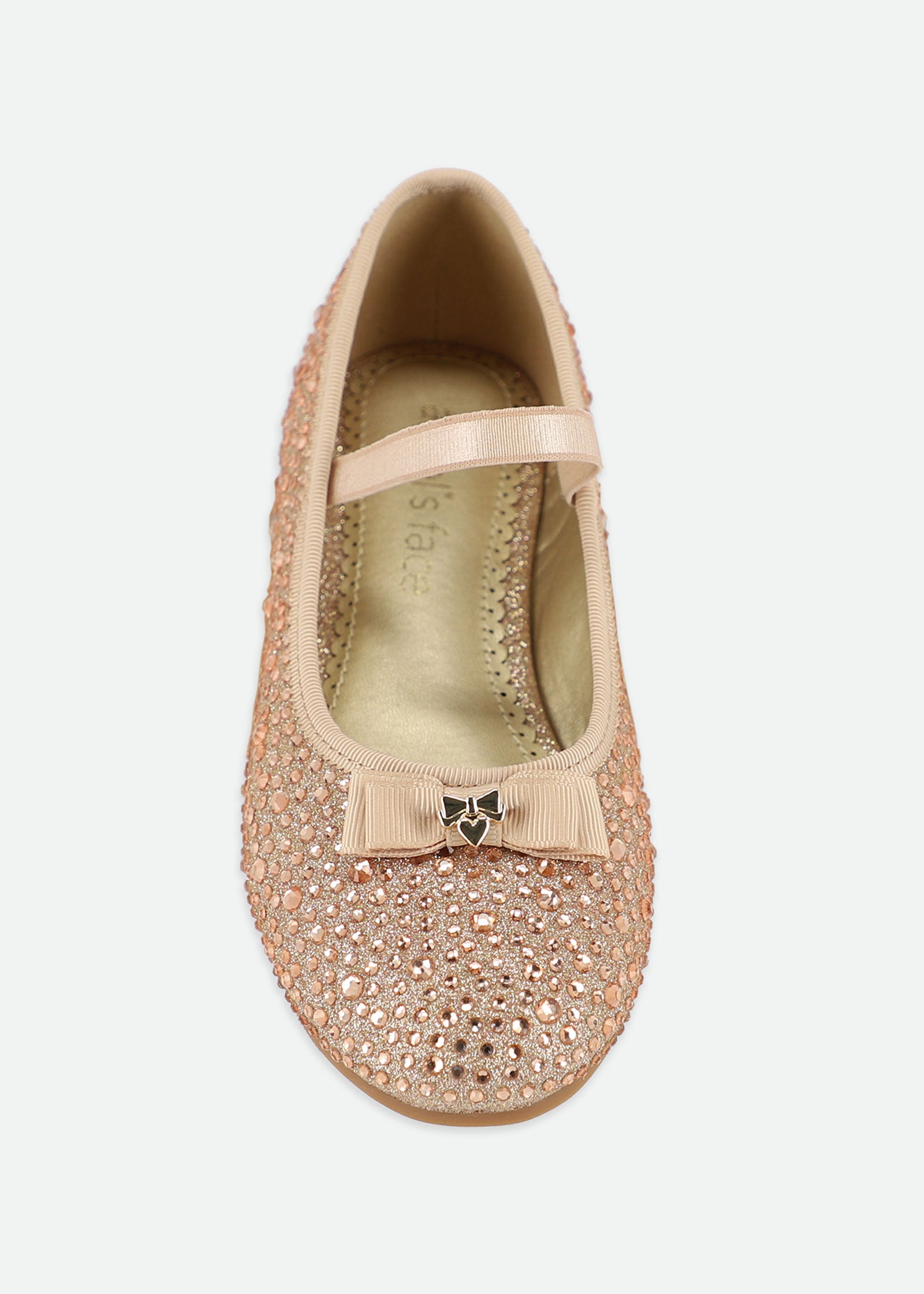 Dahlia Crystal Pump Gold