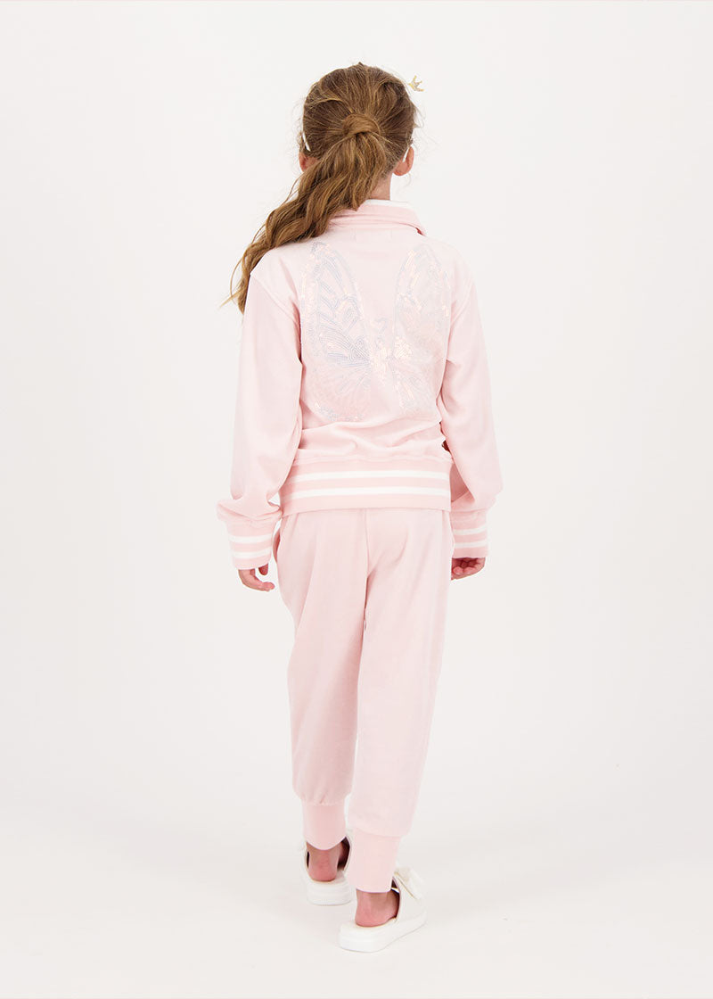 Light pink tracksuit womens sale