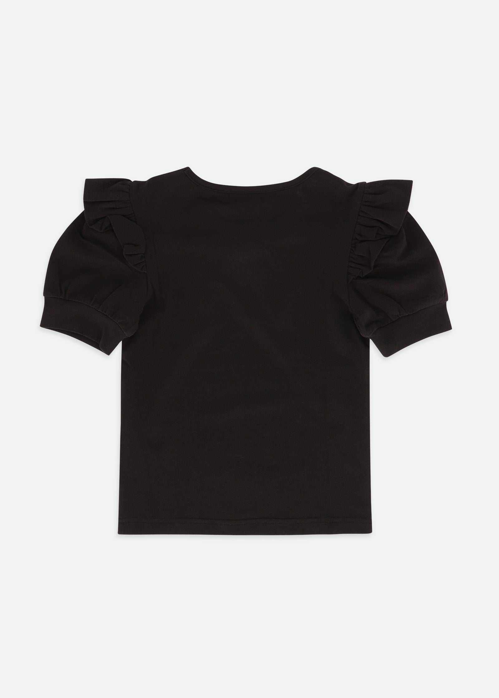 Delora Metallic Bow Top Black