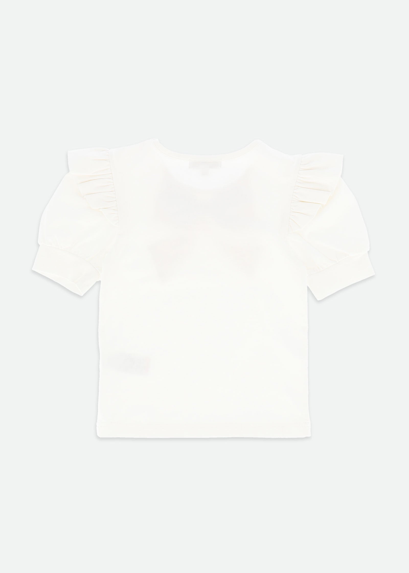 Delora Metallic Top Snowdrop