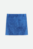 Diana Metallic Skirt Electric Blue