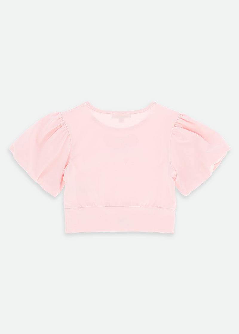 Dollie Bow Top Pale Pink