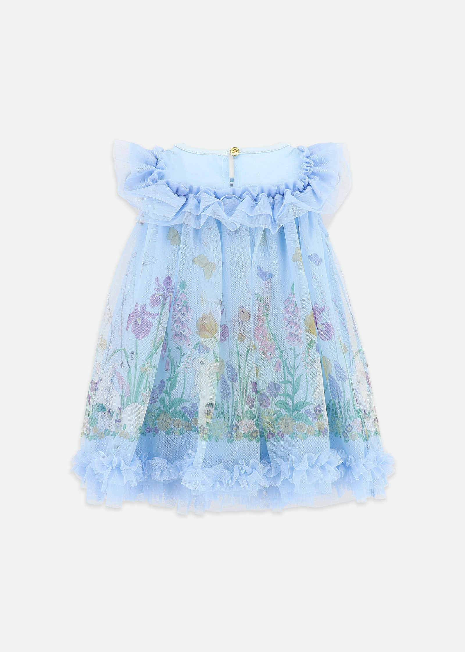 Dominique Bunny Baby Dress Pale Blue