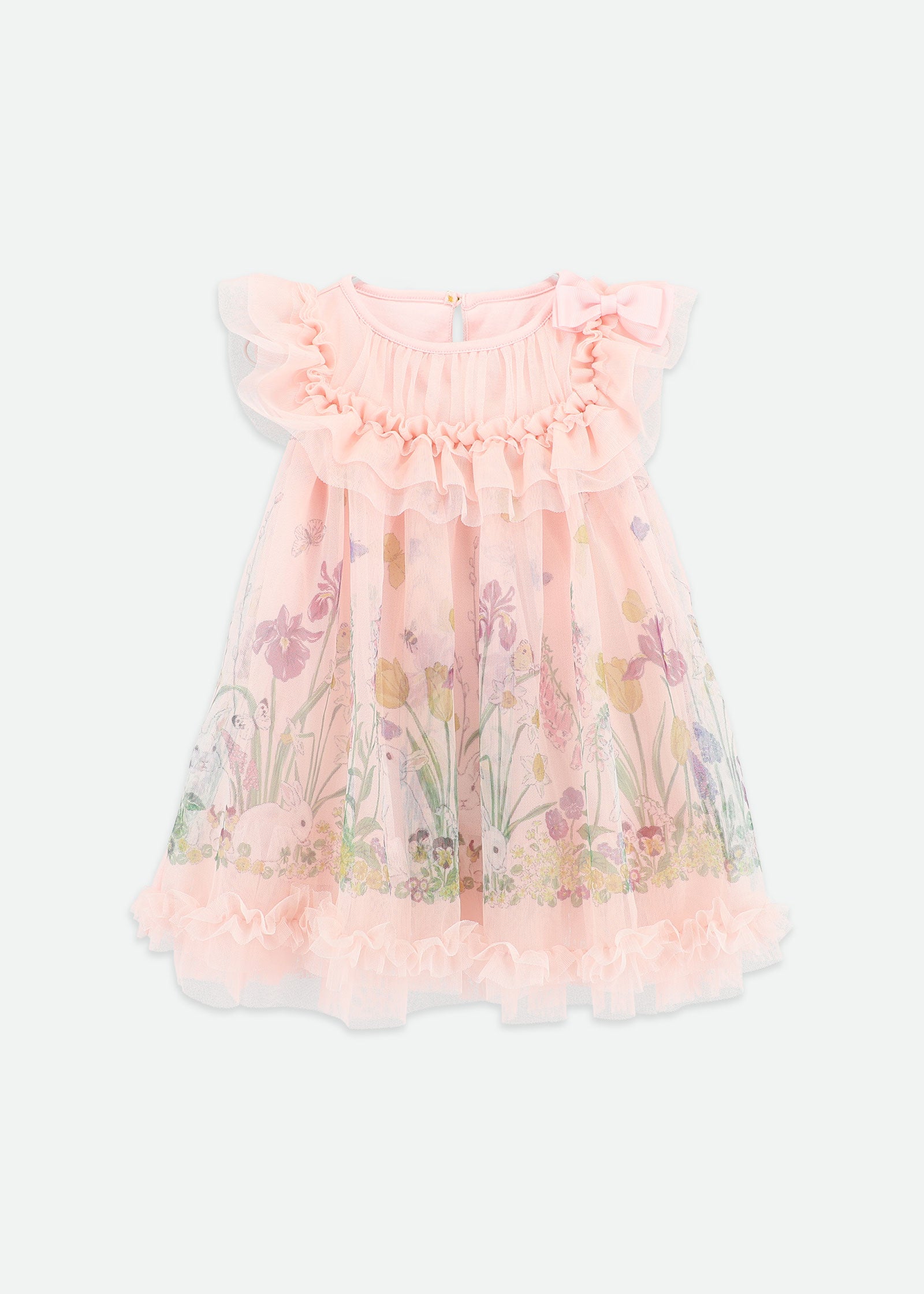 Dominique Bunny Baby Dress Pale Pink