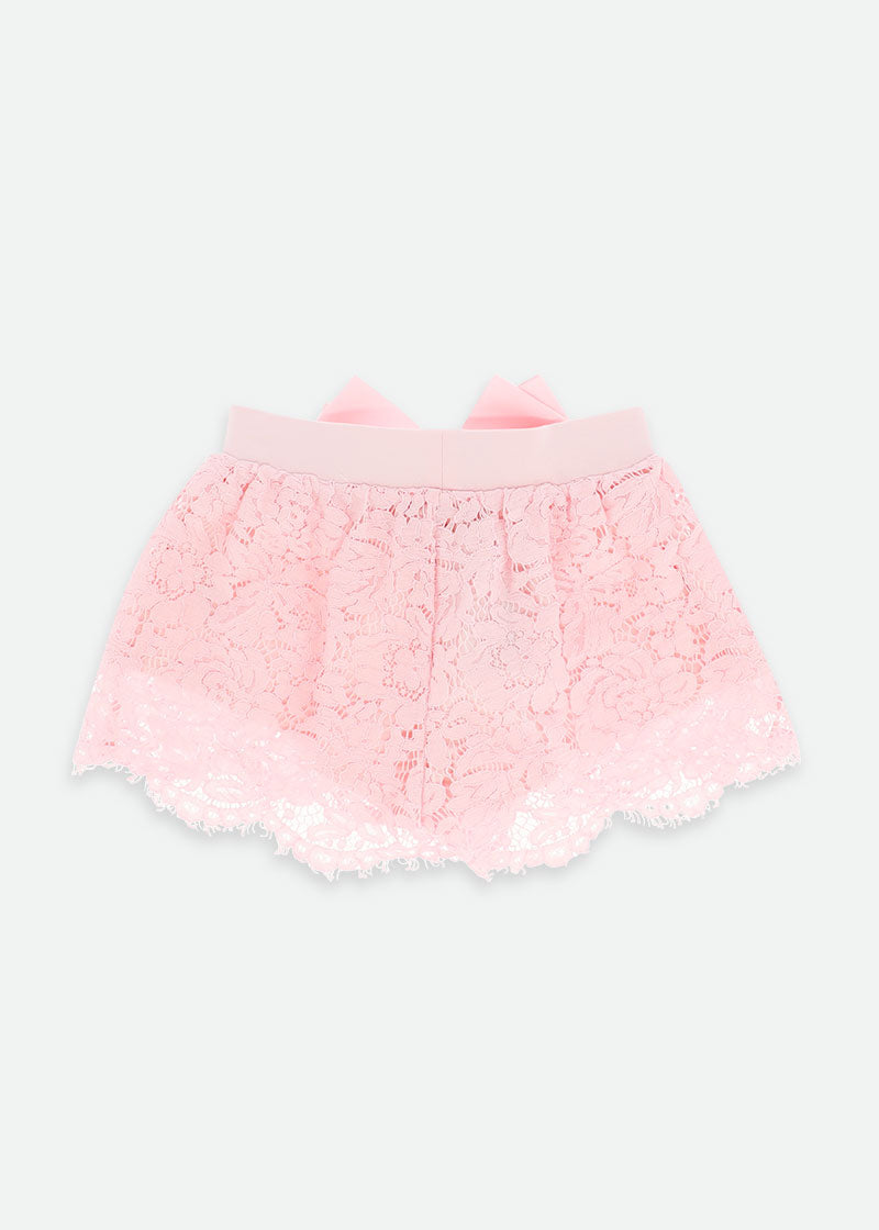 Dorothy Lace Shorts Pale Pink