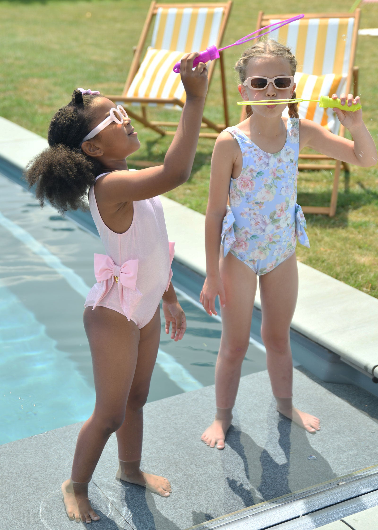 Carly Sparkle Swimsuit Pink Sparkle