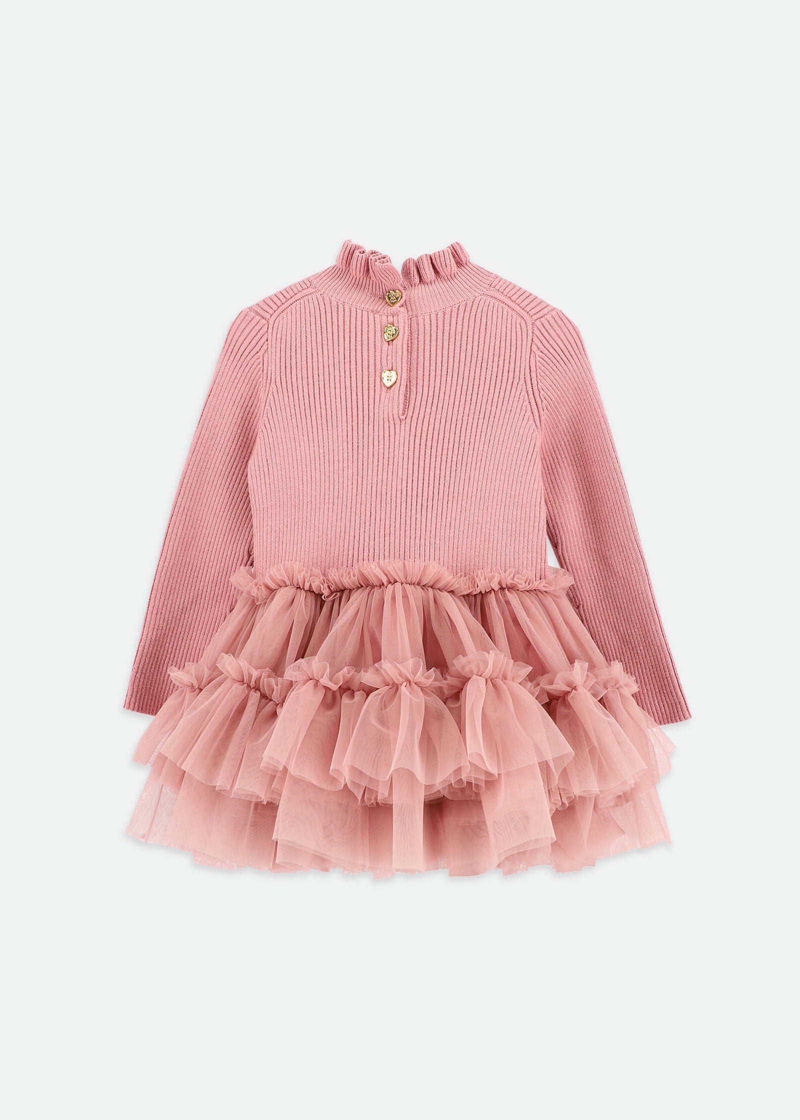 Elin Baby Tulle Dress Tea Rose