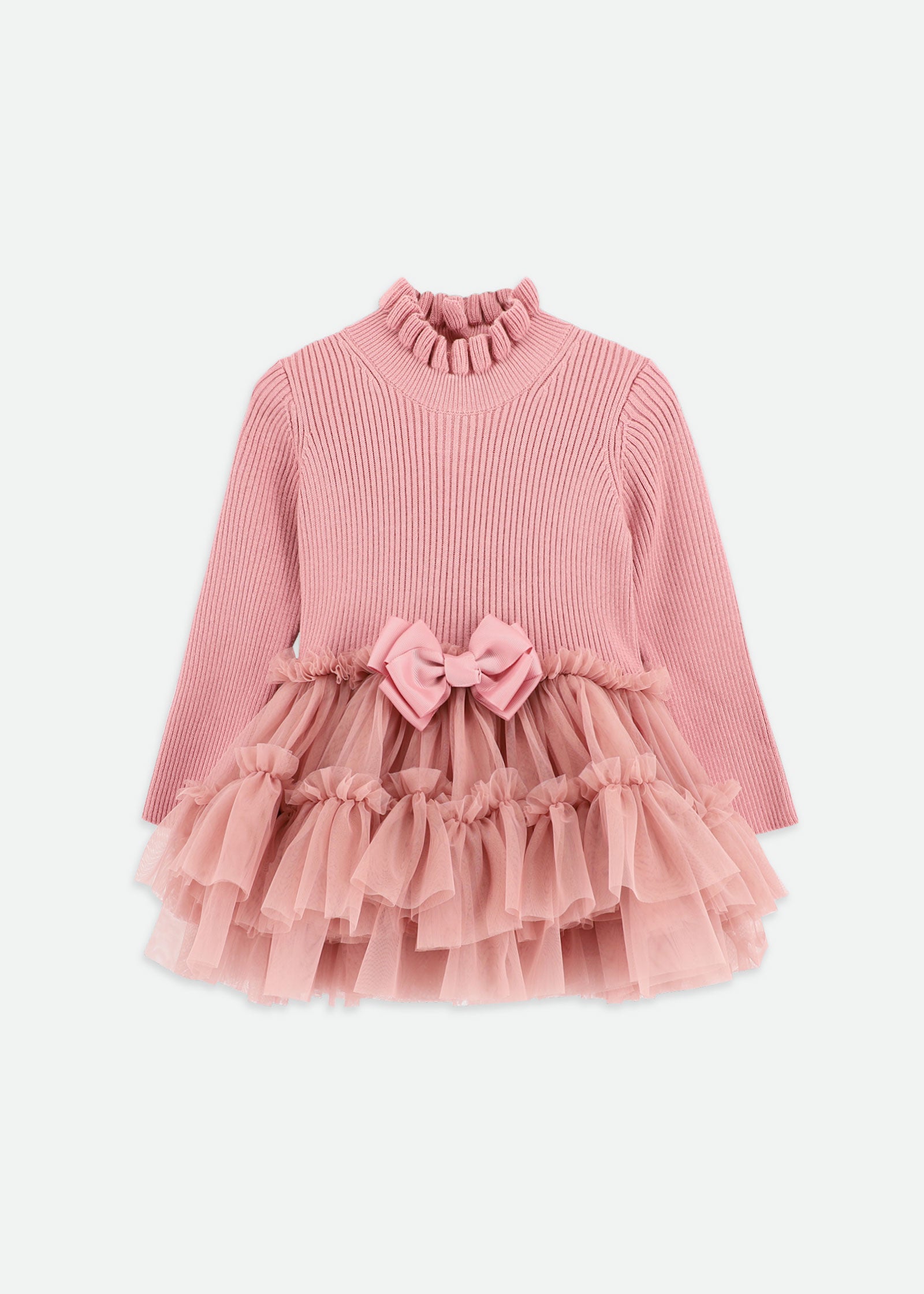 Elin Baby Tulle Dress Tea Rose