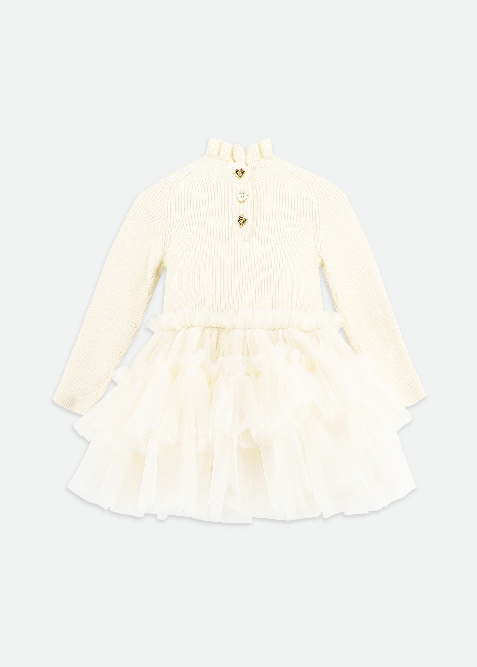 Elin Baby Tulle Dress Vanilla