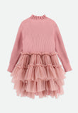 Elin Tulle Dress Tea Rose