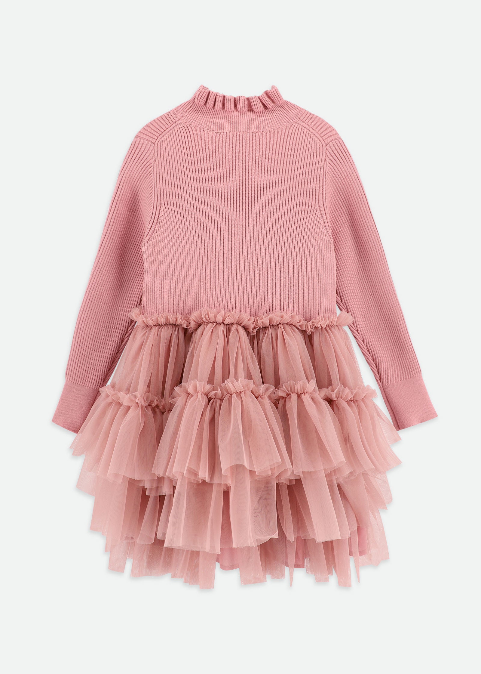 Elin Tulle Dress Tea Rose