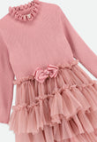 Elin Tulle Dress Tea Rose