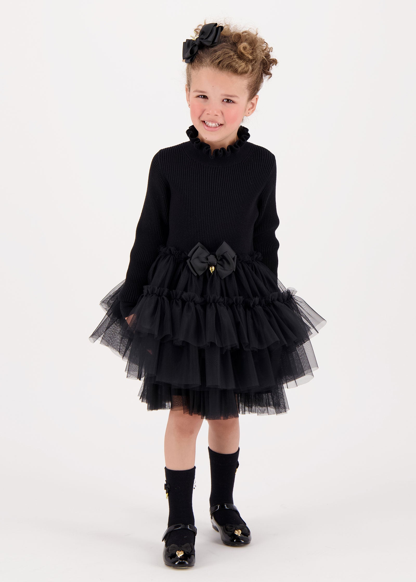 Elin Tulle Dress Black