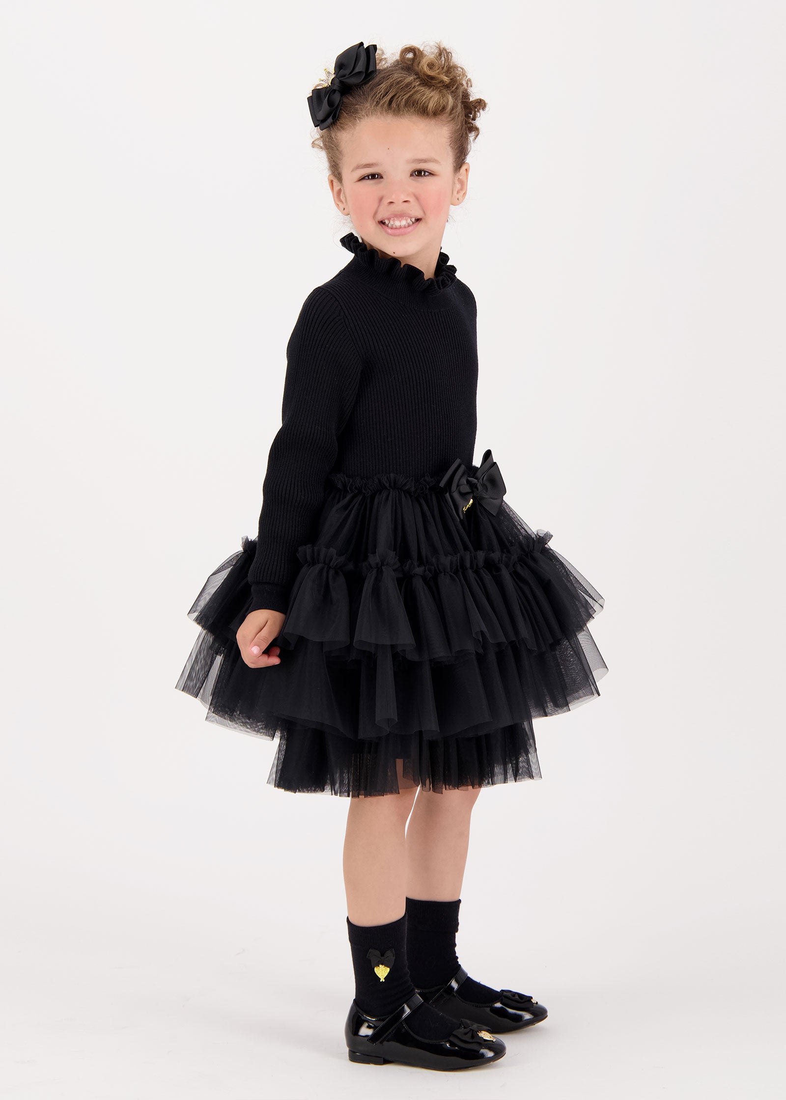 Elin Tulle Dress Black