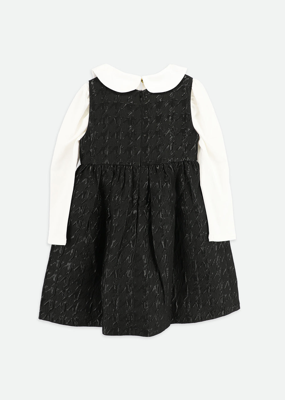 Ellis Jacquard Dress & Top Set Black