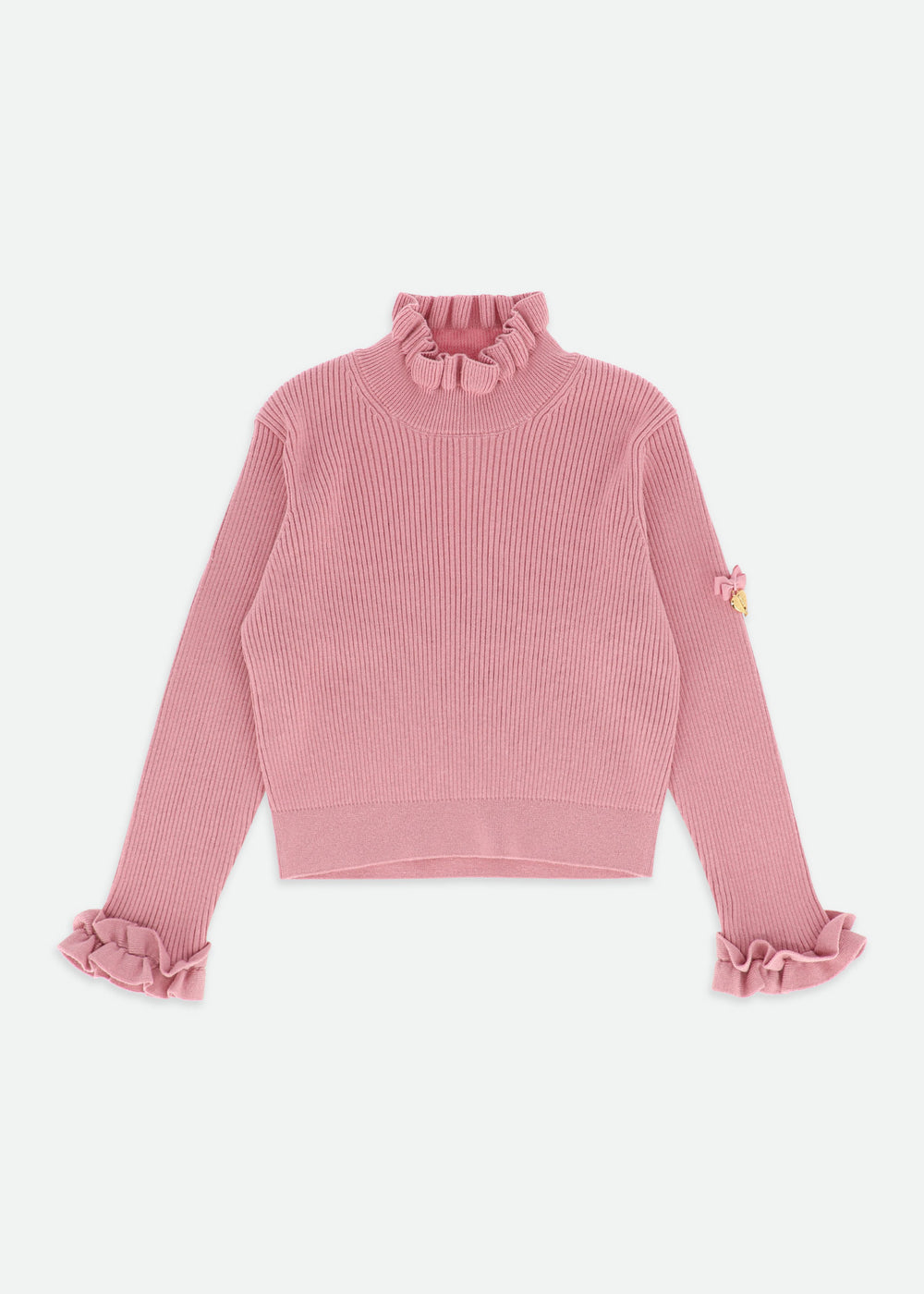 Elma Ribbed Jumper Tea Rose