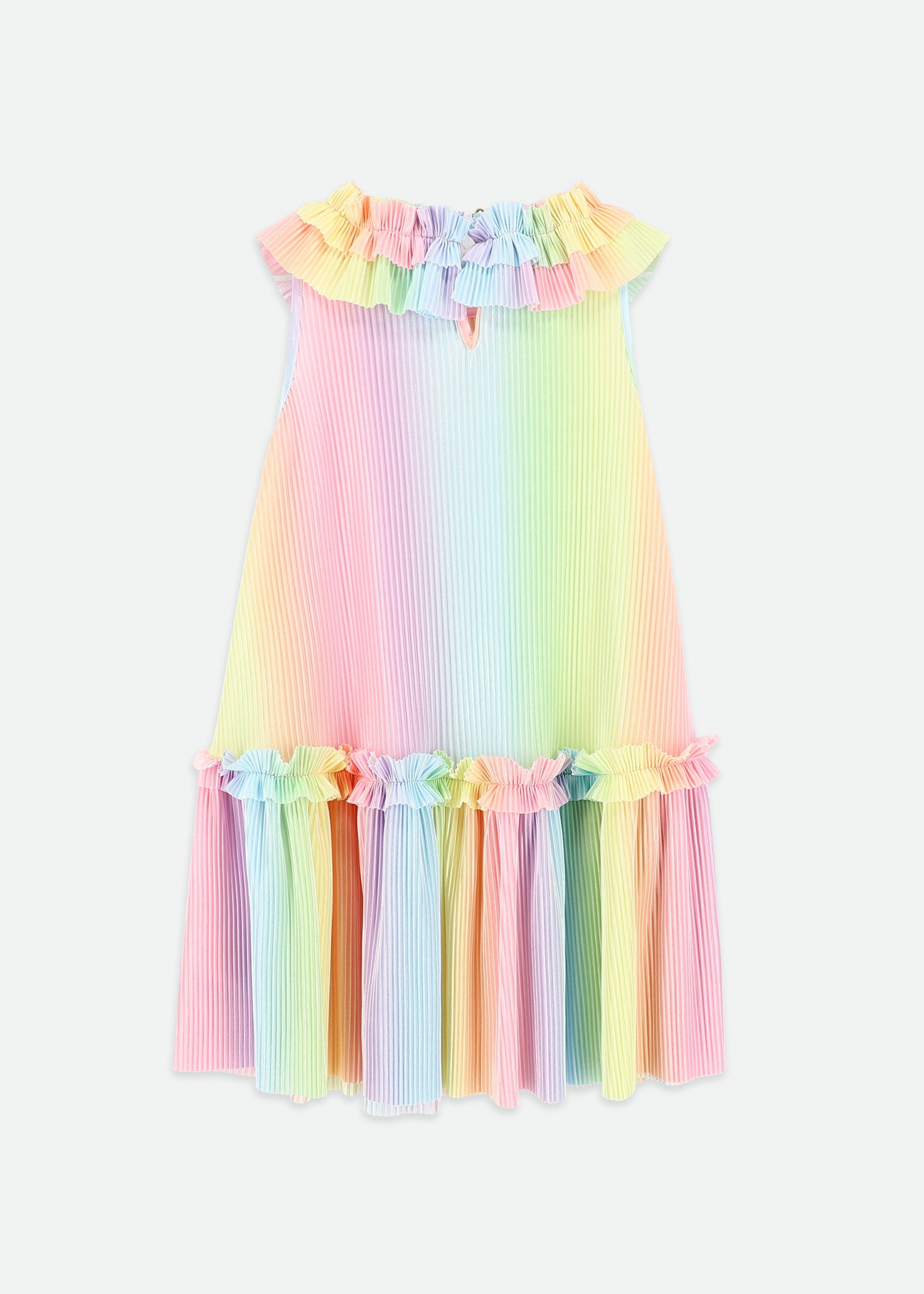 Ember Pleated Dress Rainbow