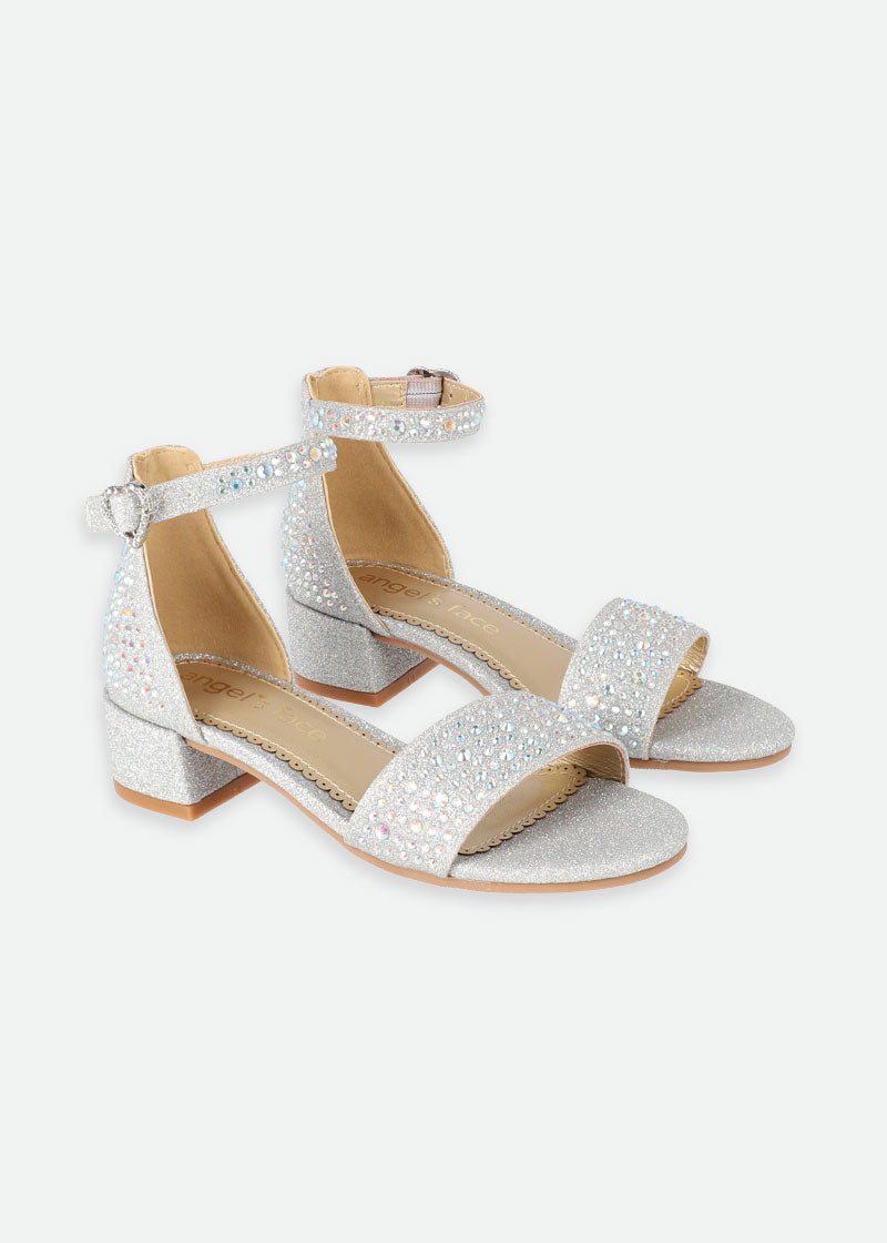 Erin Crystal Sandals Silver