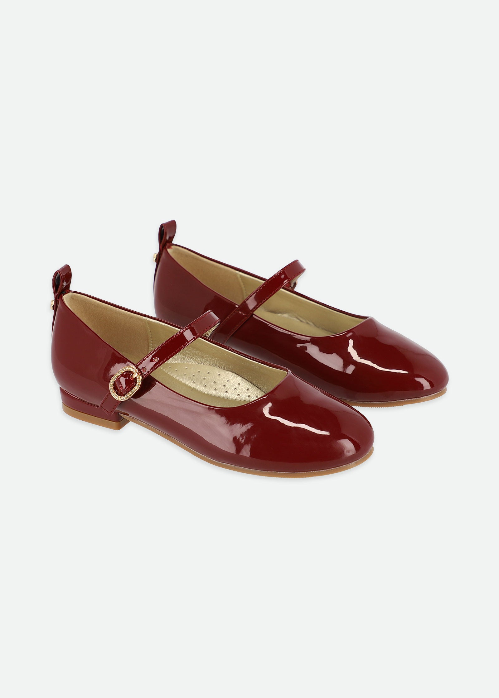 Esme Patent Shoe Burgundy – Angel's Face