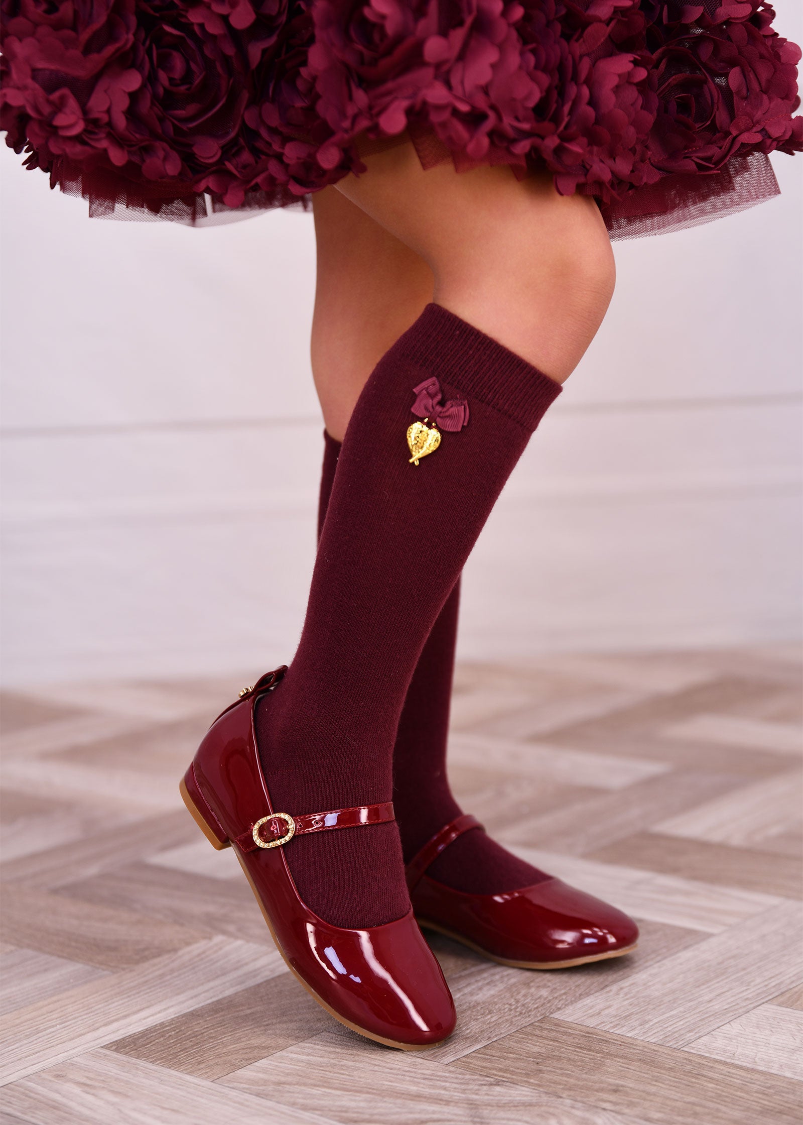 Esme Patent Shoe Burgundy