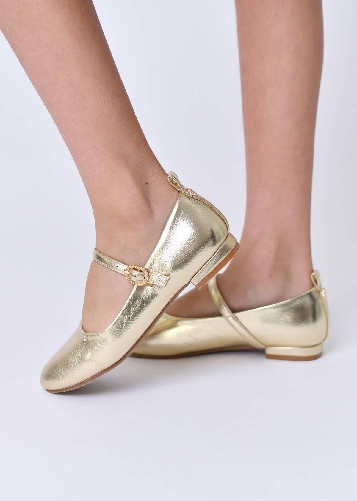 Esme Metallic Shoes Gold