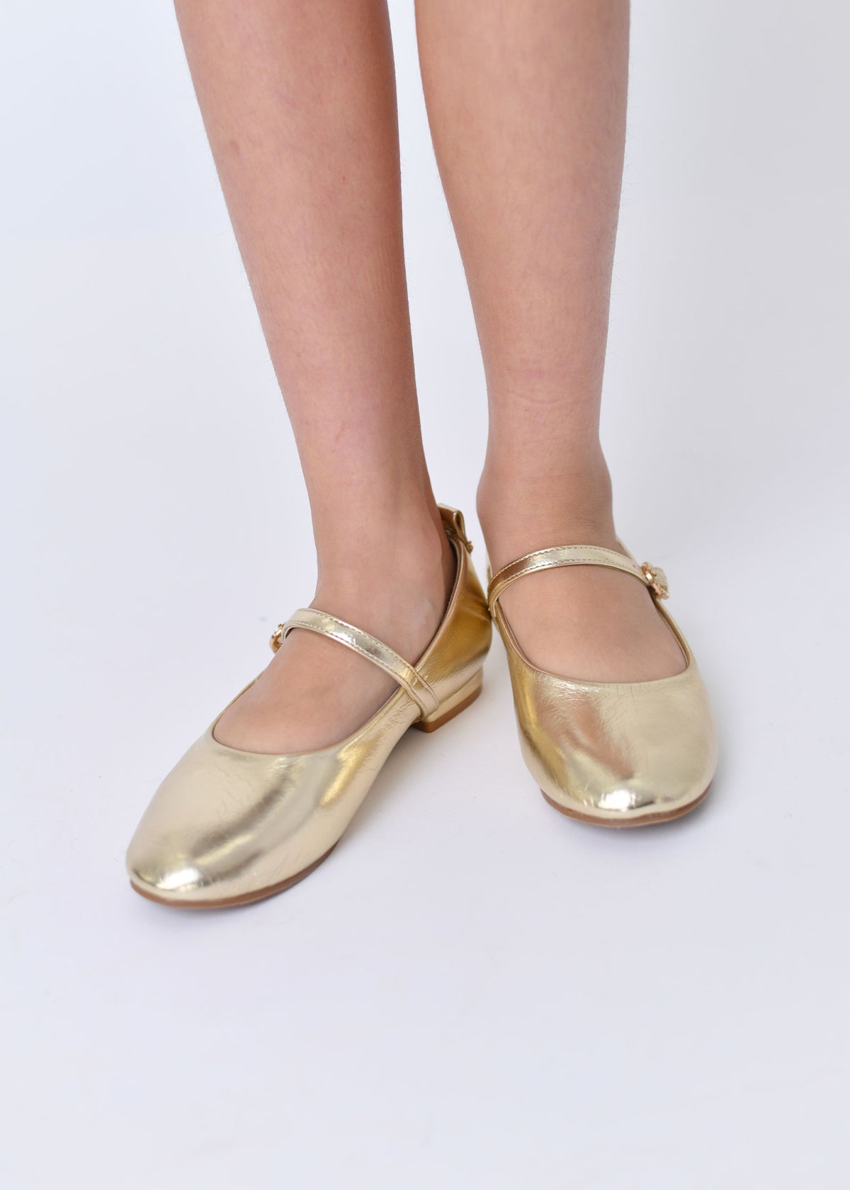 Esme Metallic Shoes Gold