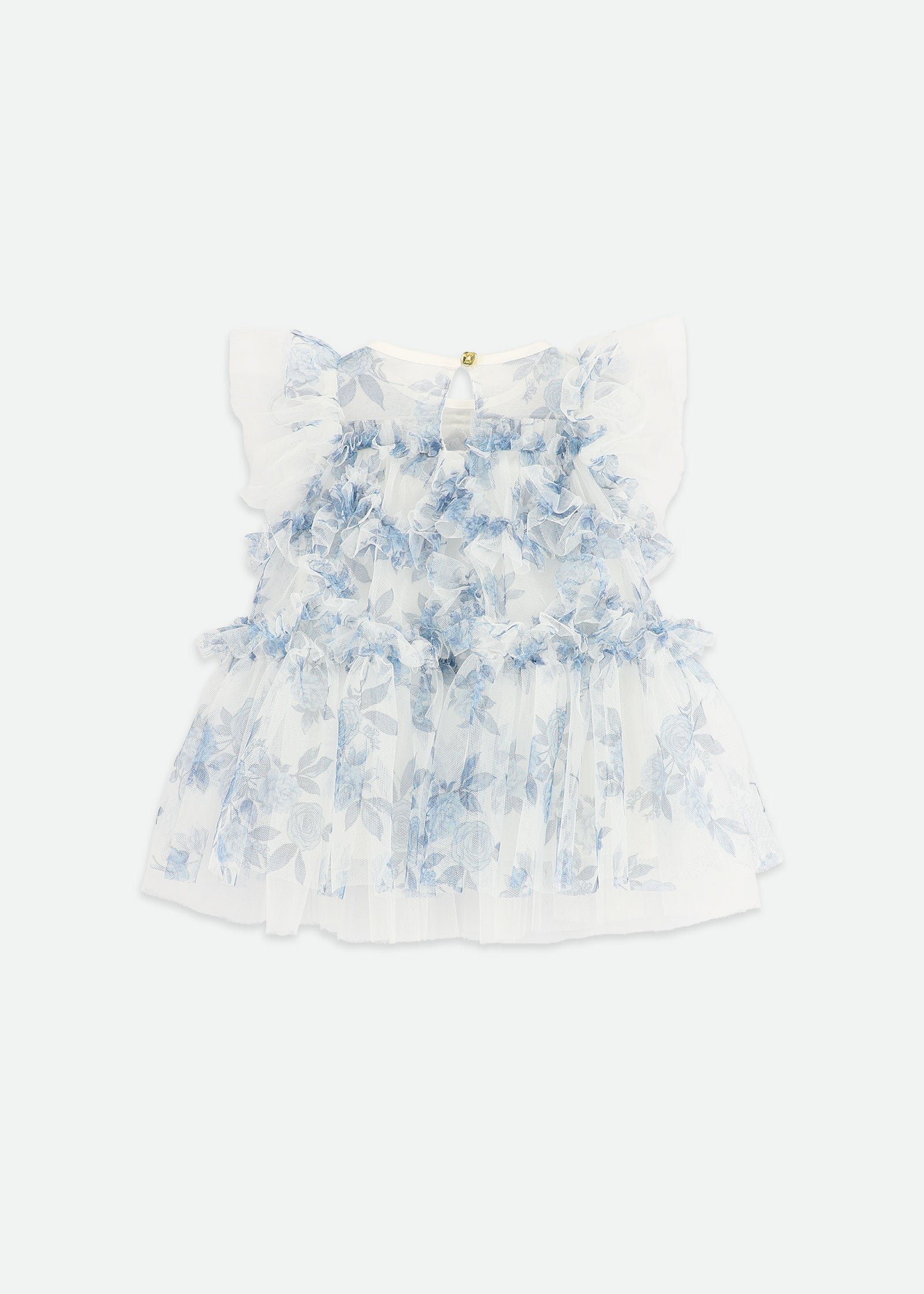 Etta Tulle Baby Dress Snowdrop Blue