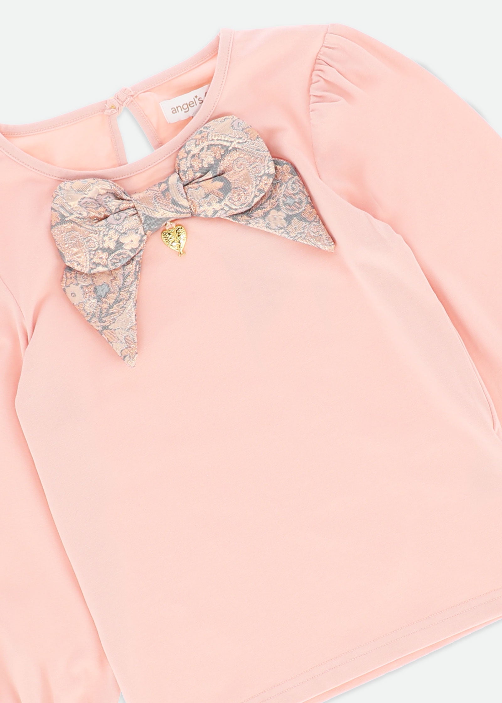 Fawn Bow Top Blush Pink