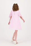 Fernie Bow Trim Dress Pink