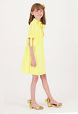 Fernie Bow Trim Dress Sherbert Yellow