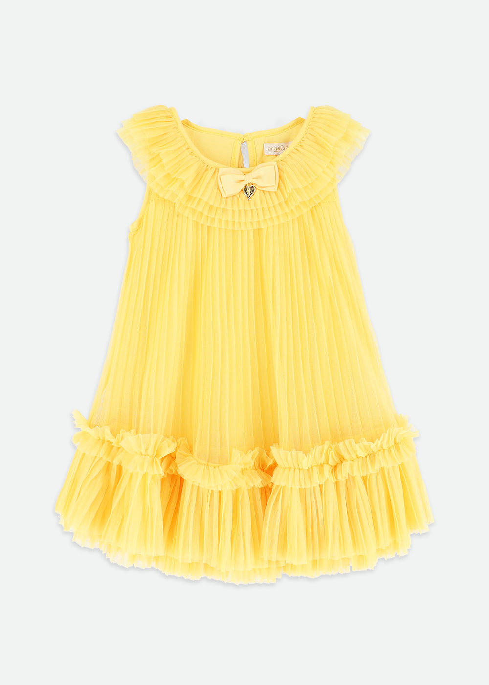 Fi Pleated Dress Sunshine Yellow
