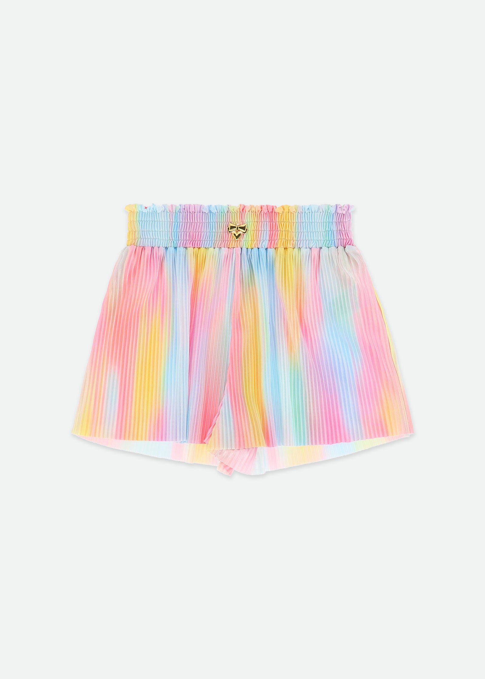 Fortuna Rainbow Pleated Shorts Multi