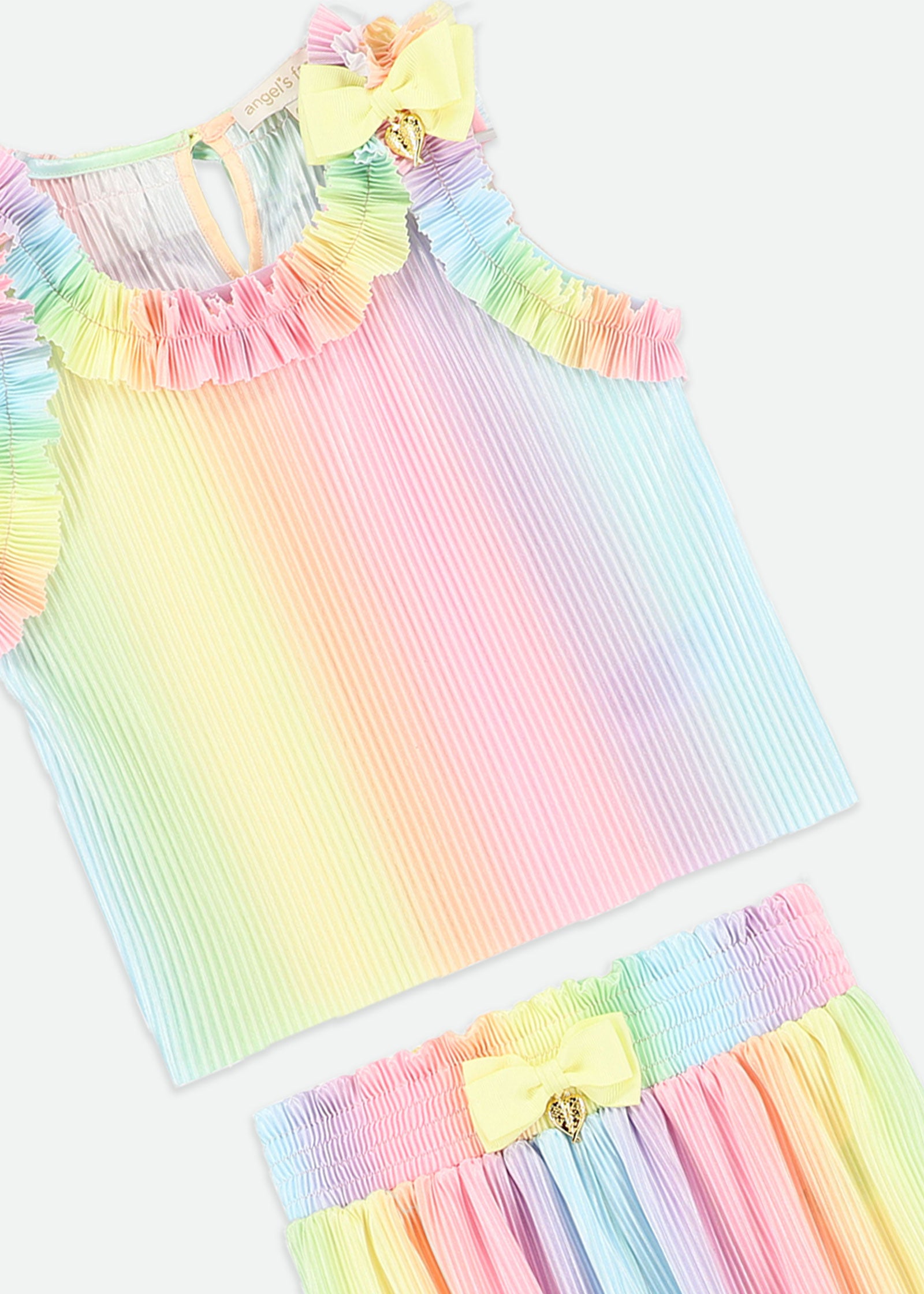 Fortunate Top and Shorts Set Rainbow