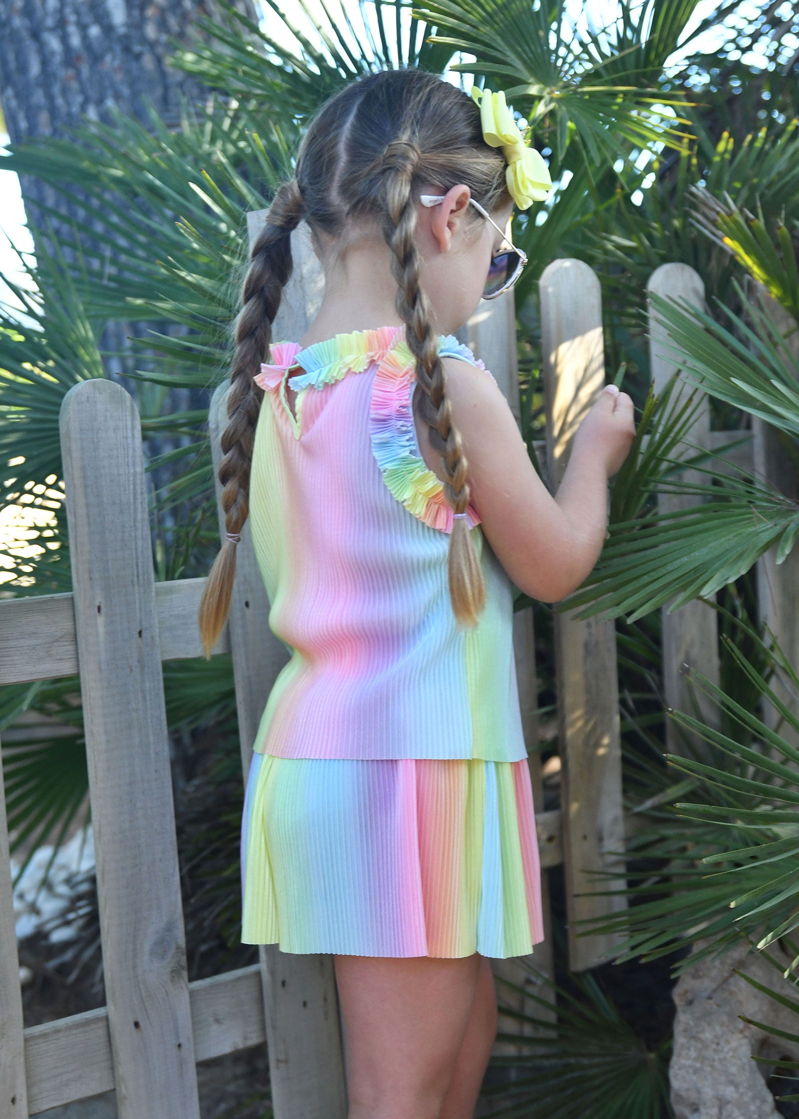 Fortunate Top and Shorts Set Rainbow