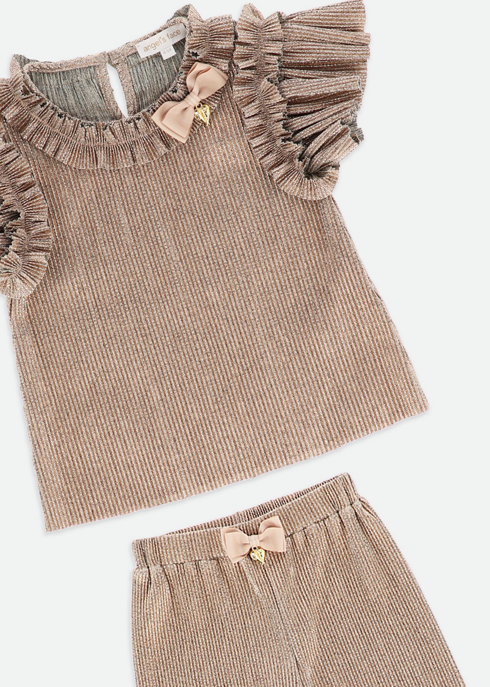 Fortune Pleated Set Gold