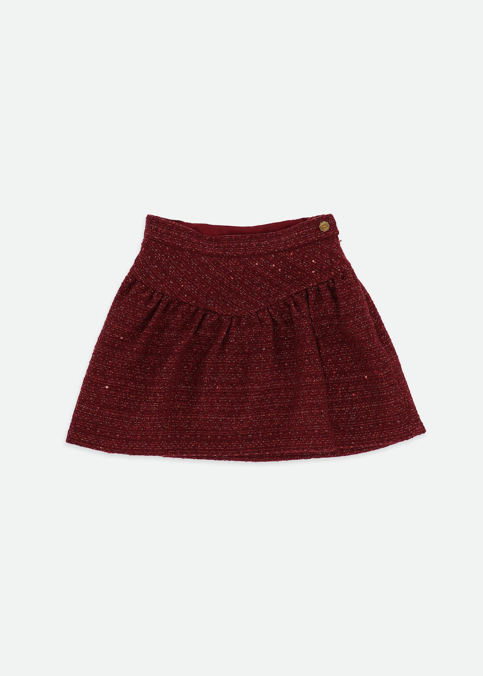 Frankie Tweed Skirt Port