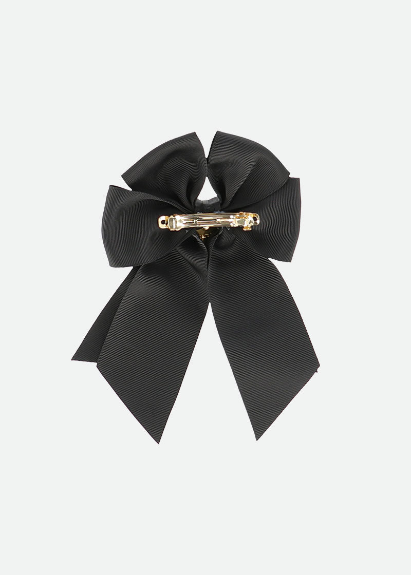 French Bow Clip Black