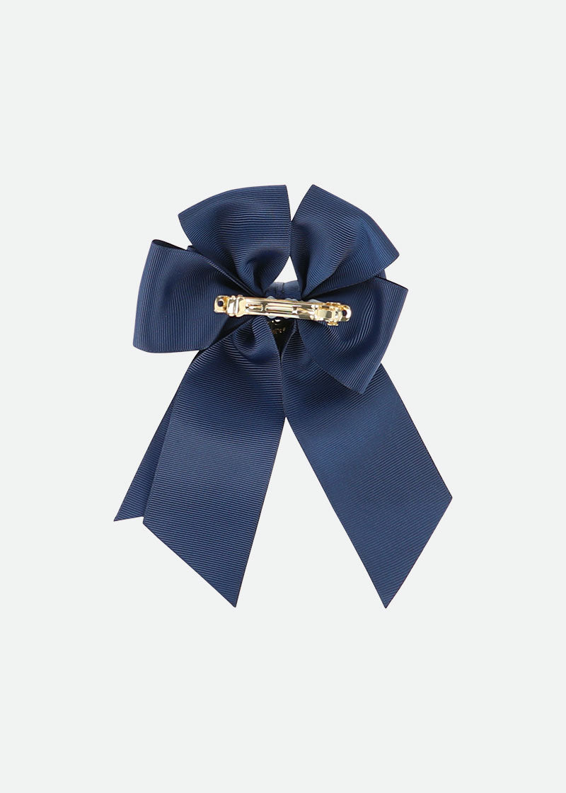 French Bow Clip Navy