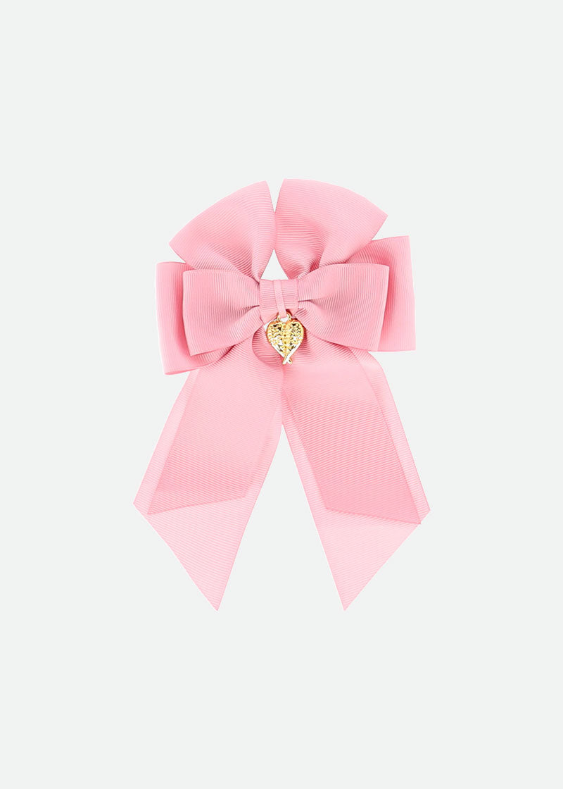 French Bow Clip Tea Rose