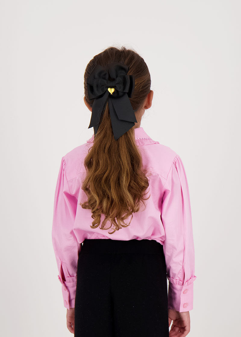 French Bow Clip Black